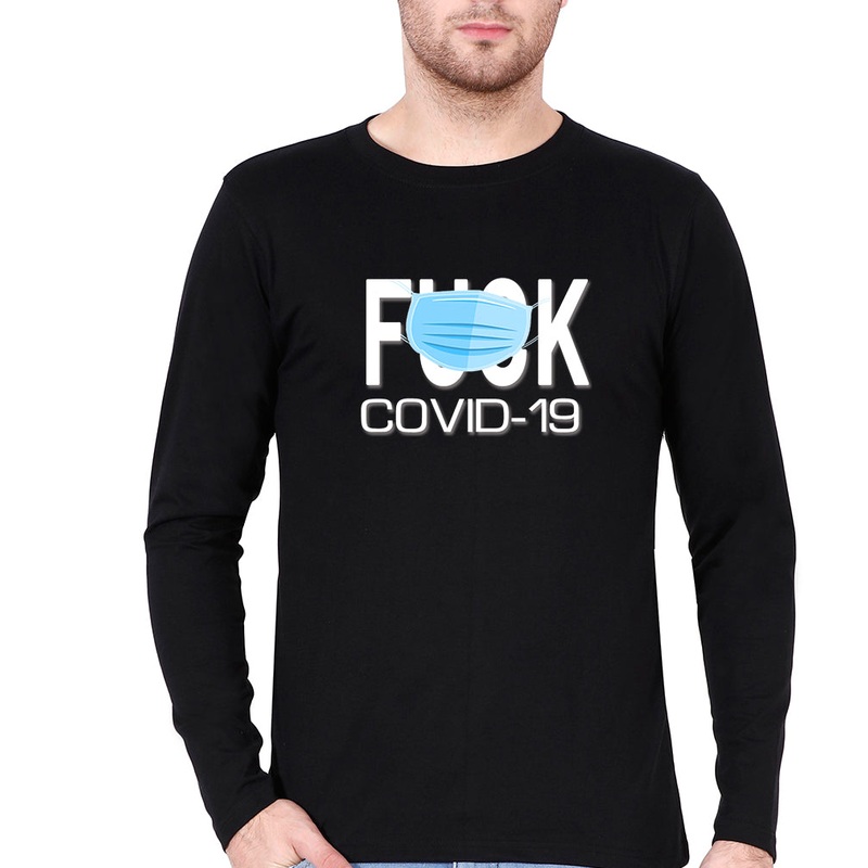 Covid 19 Full Sleeves T-Shirt for Men