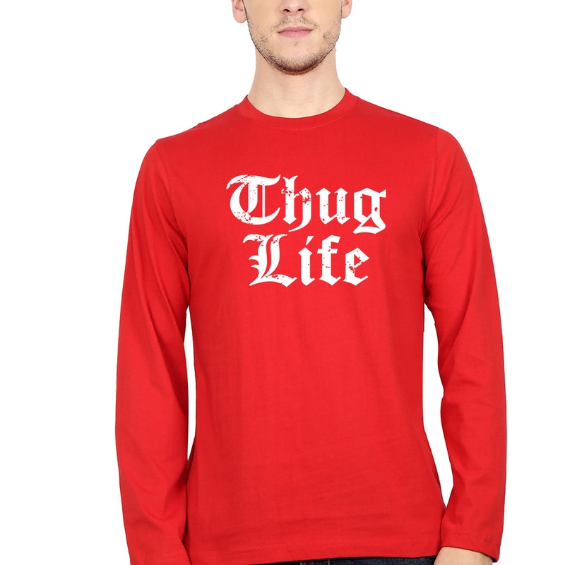 Thug Life 2Pac Full Sleeves T-Shirt for Men