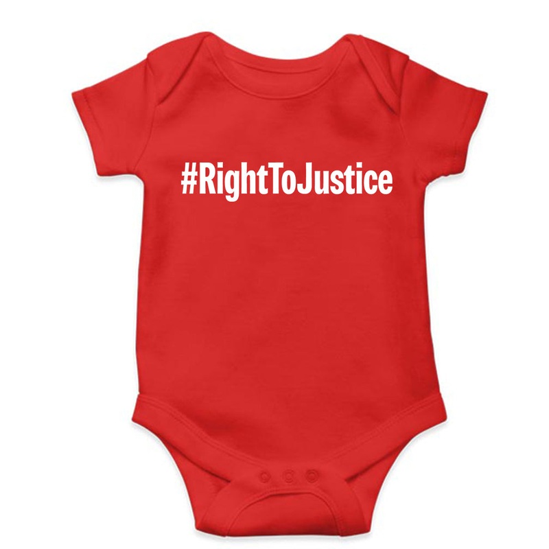 Right to Justice Kids Romper For Baby Boy/Girl