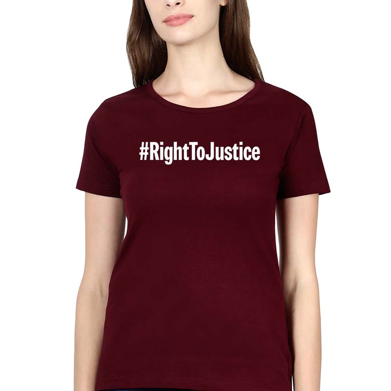 Right to Justice T-Shirt for Women