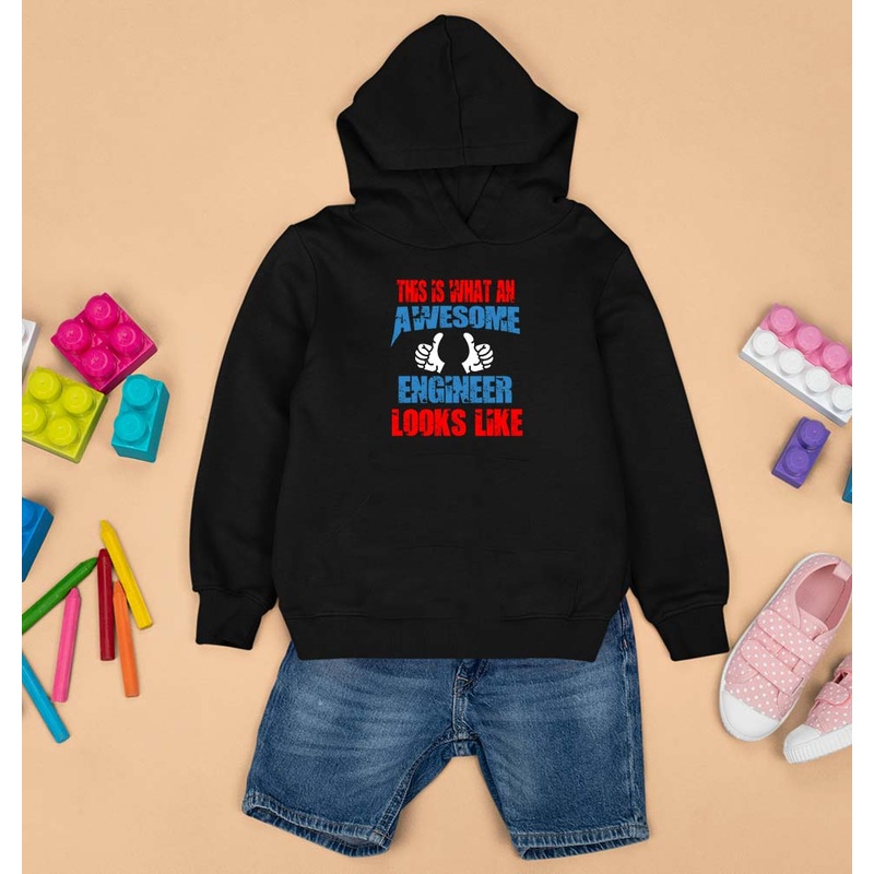 Awesome Engineer Kids Hoodie for Boy/Girl