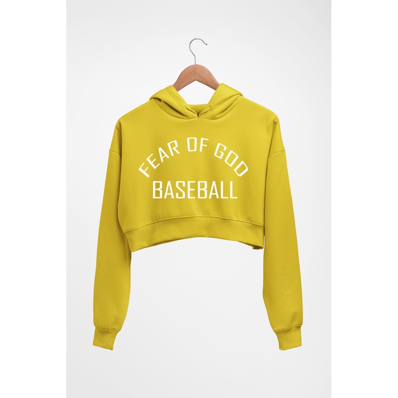 Fear of God Baseball Crop HOODIE FOR WOMEN
