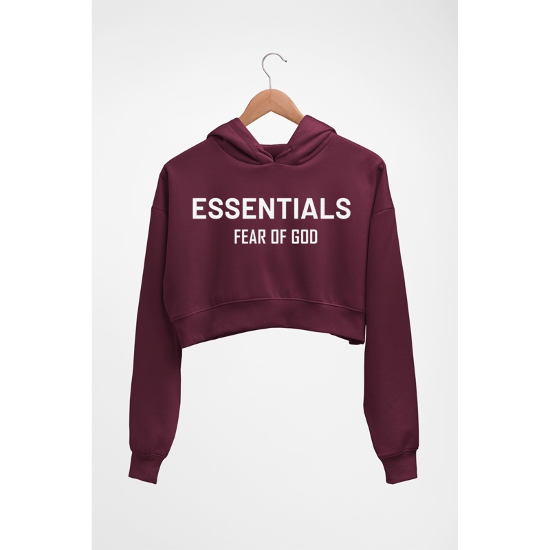 Fear Of God Crop HOODIE FOR WOMEN