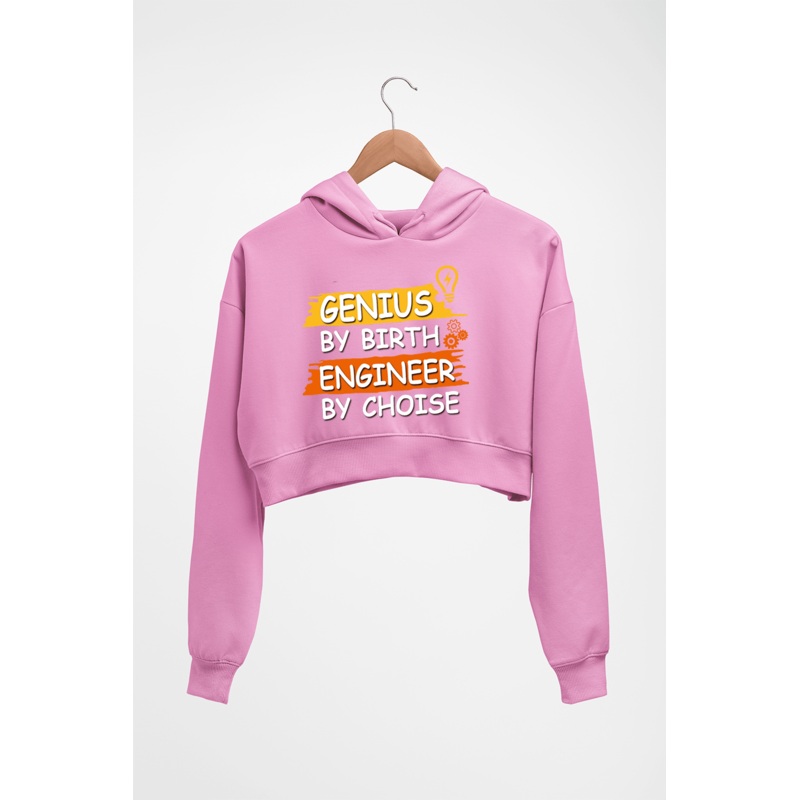 Genius Engineer Crop HOODIE FOR WOMEN