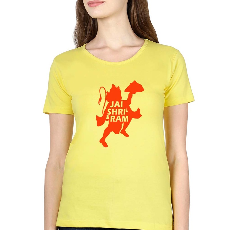 Hanuman Ji (God) T-Shirt for Women EMC50258996394