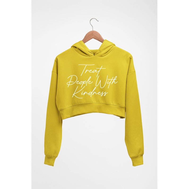 treat people.with kindness harry styles Crop HOODIE FOR WOMEN EMC50258996397