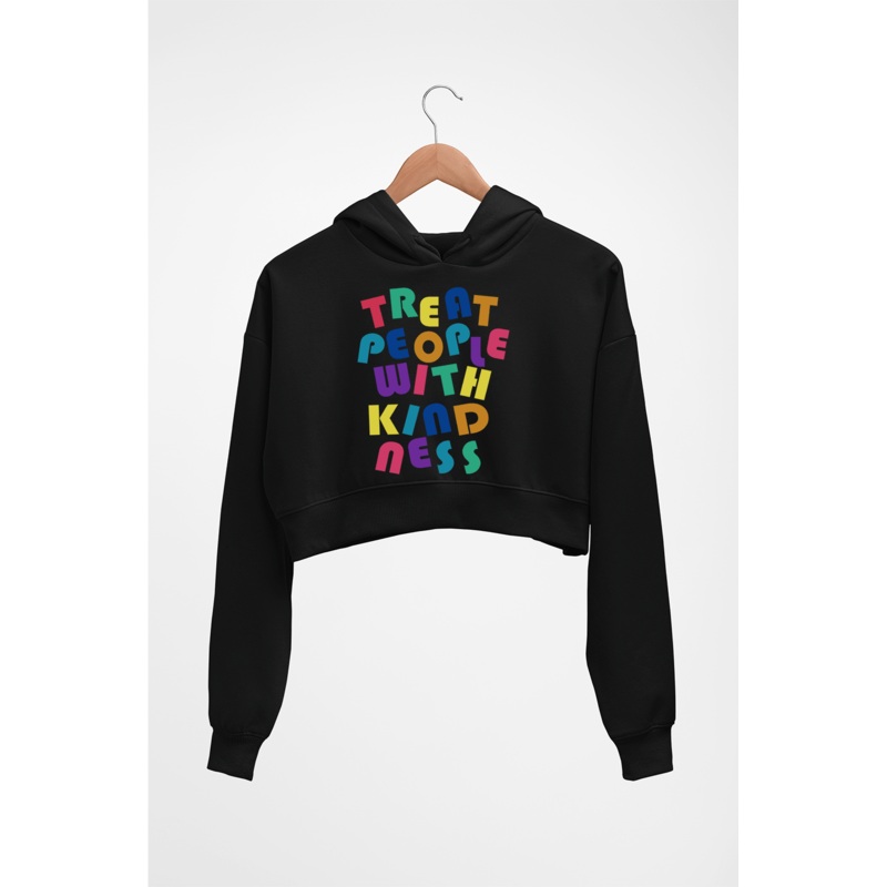 treat people.with kindness harry styles Crop HOODIE FOR WOMEN EMC50258996398