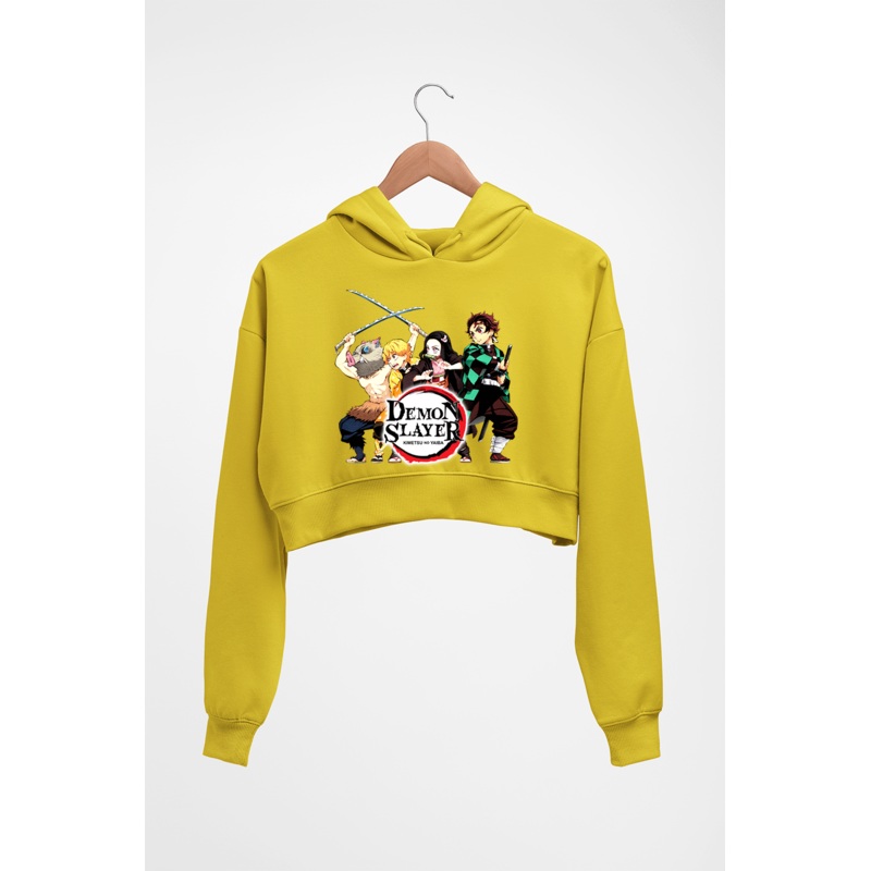 Demon Slayer Crop HOODIE FOR WOMEN EMC50258995924