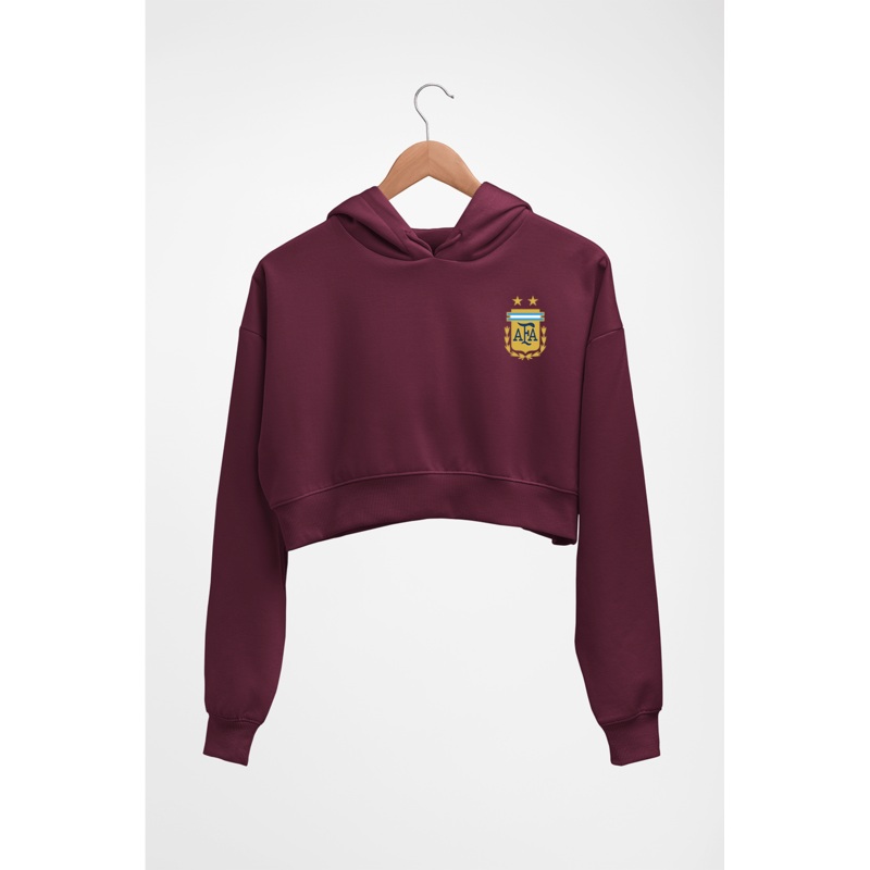 Argentina Football Crop HOODIE FOR WOMEN EMC50258995674