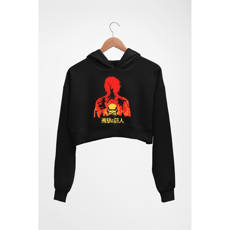 Attack on Titan Crop HOODIE FOR WOMEN EMC50258995677