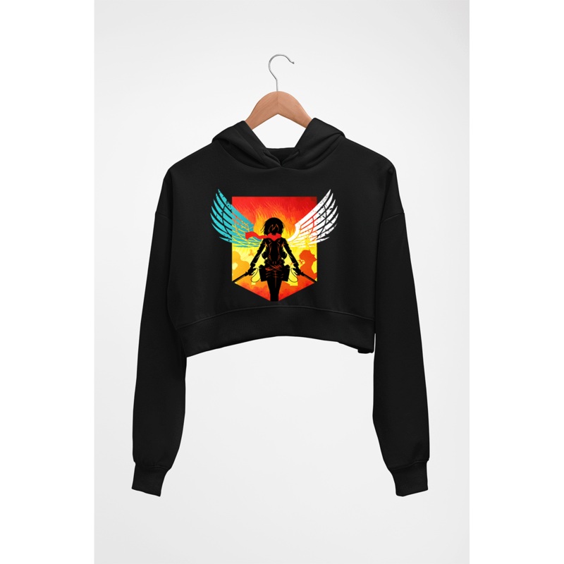 Attack on Titan Crop HOODIE FOR WOMEN EMC50258995683
