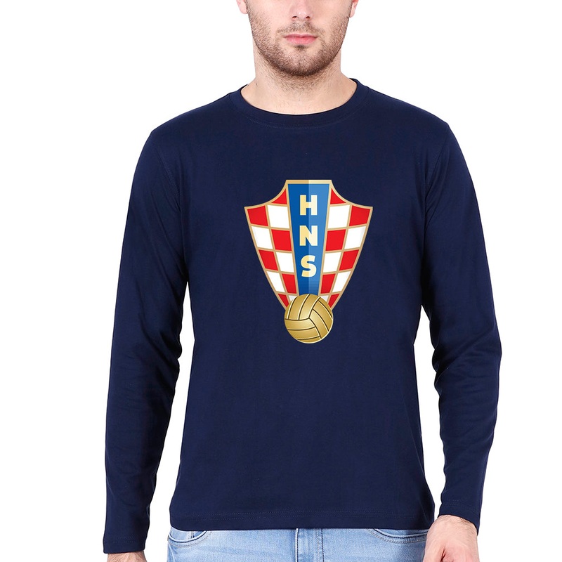 Croatia Football Full Sleeves T-Shirt for Men EMC50258995749