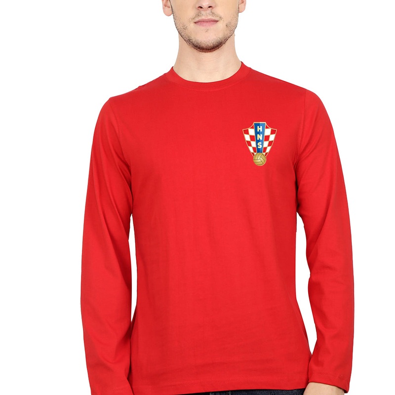 Croatia Football Full Sleeves T-Shirt for Men EMC50258995750