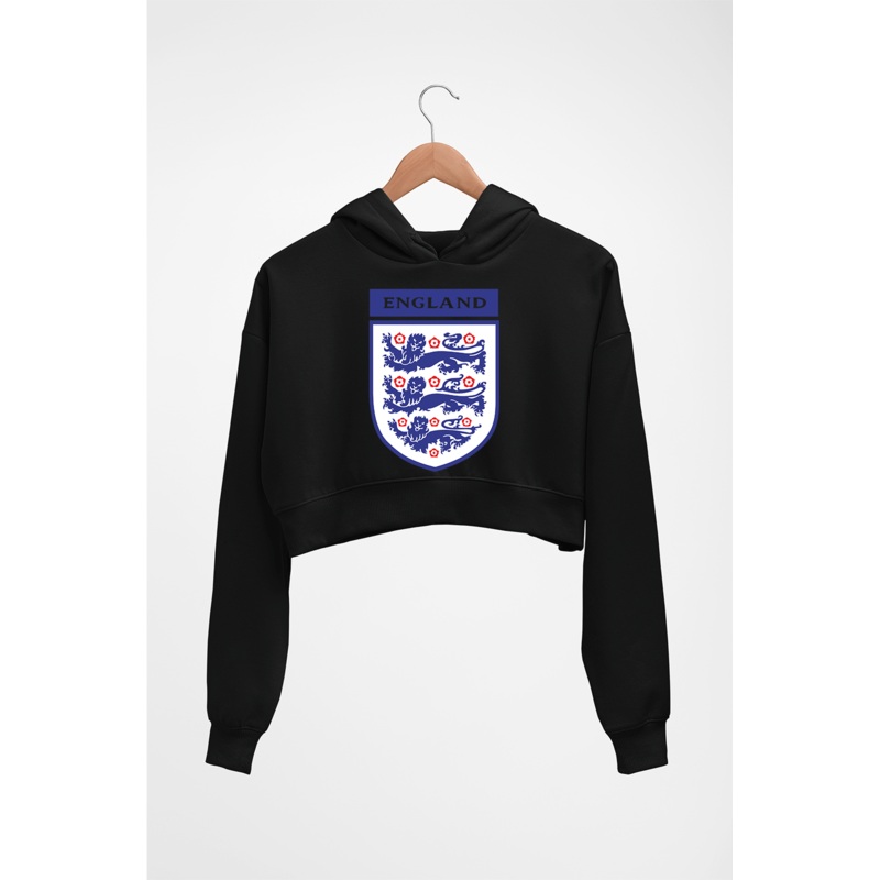 England Football Crop HOODIE FOR WOMEN EMC50258995646