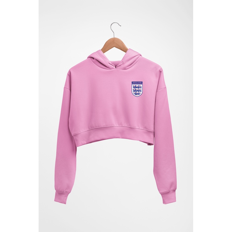 England Football Crop HOODIE FOR WOMEN EMC50258995647