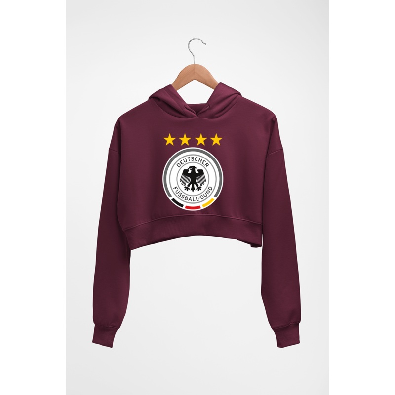 Germany Football Crop HOODIE FOR WOMEN EMC50258995660