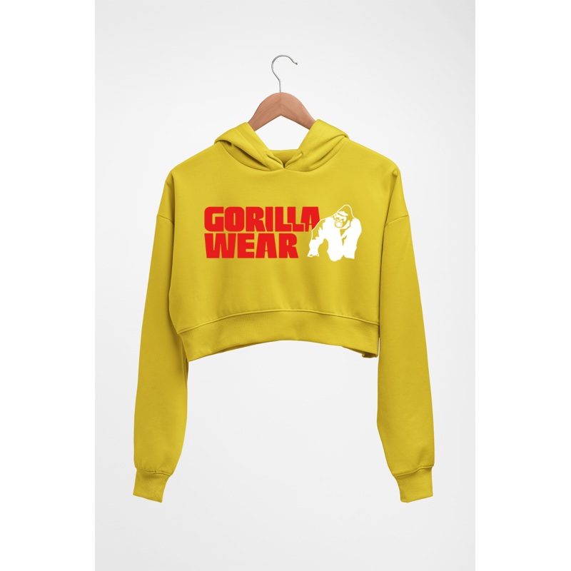 Gorilla Wear Crop HOODIE FOR WOMEN