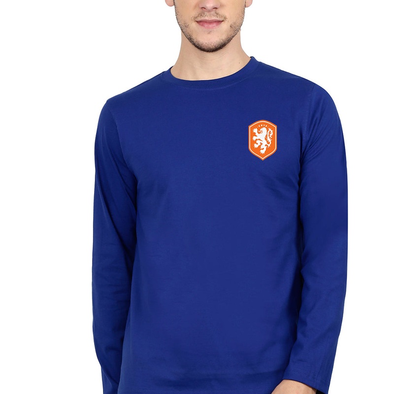 Netherlands Football Full Sleeves T-Shirt for Men EMC50258995758
