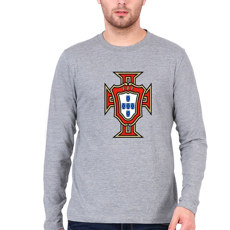 Portugal Football Full Sleeves T-Shirt for Men EMC50258995753