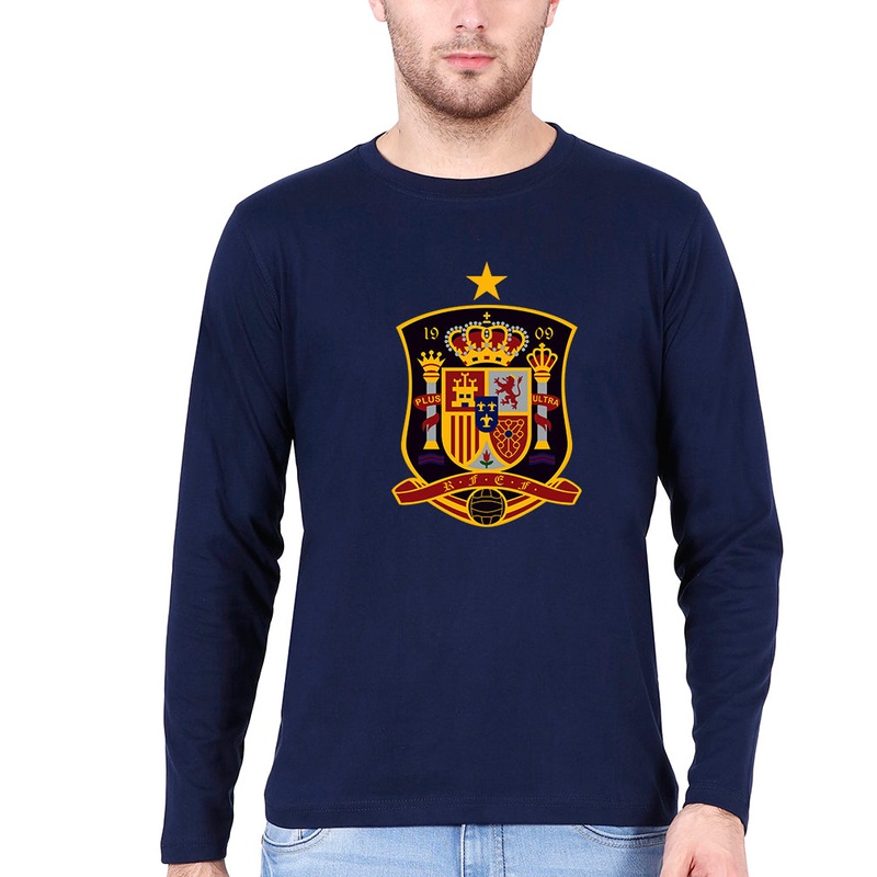 Spain Football Full Sleeves T-Shirt for Men EMC50258995761