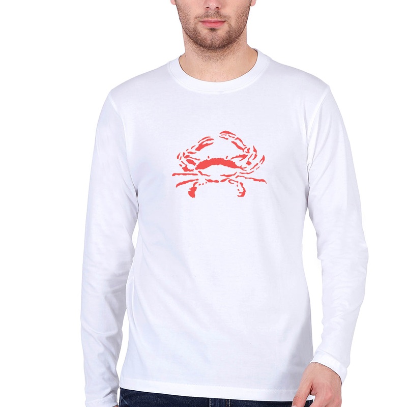 crab Full Sleeves T-Shirt for Men