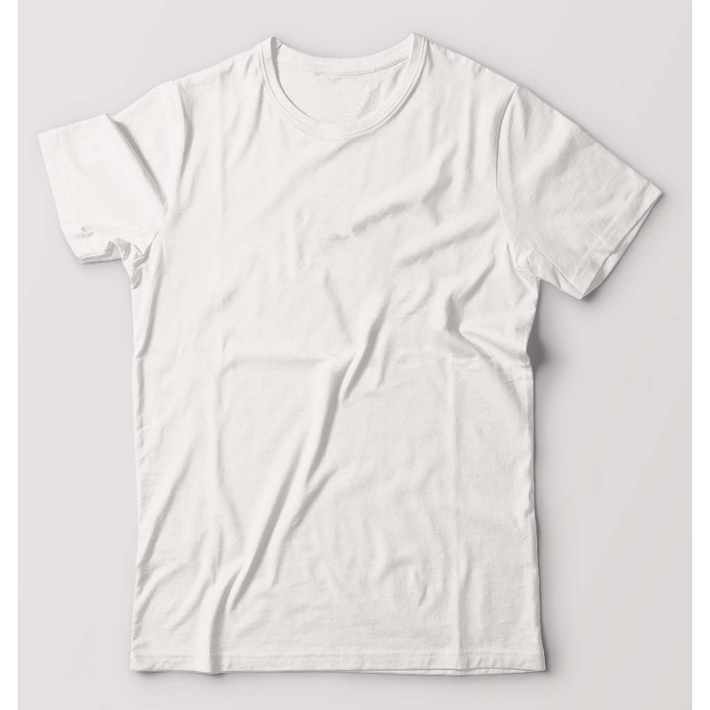 Plain White Half Sleeves T-Shirt For Men EMC50258995523