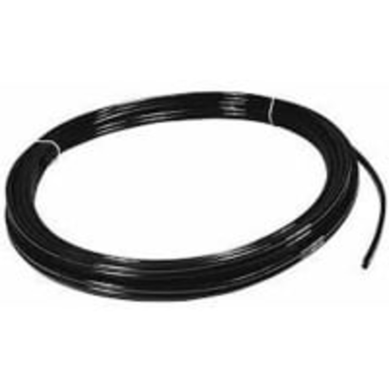 Tubera, Poly, 1/4  OD, L el 100ft., negro, TIUB-Pulgada