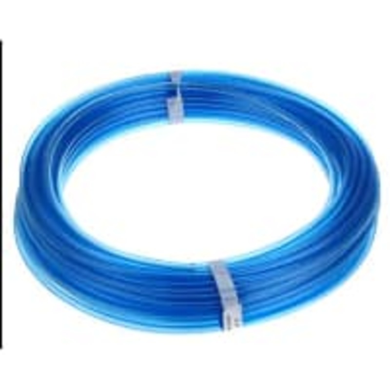 Tubera, Poly, 1/4  OD, L los 66ft., azul, TIUB-Pulgada