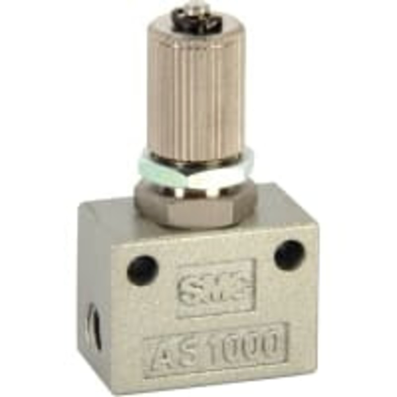 Apresure el control, en lnea, aire, M5 x 0.8, latn, JIS certificado, COMO serie