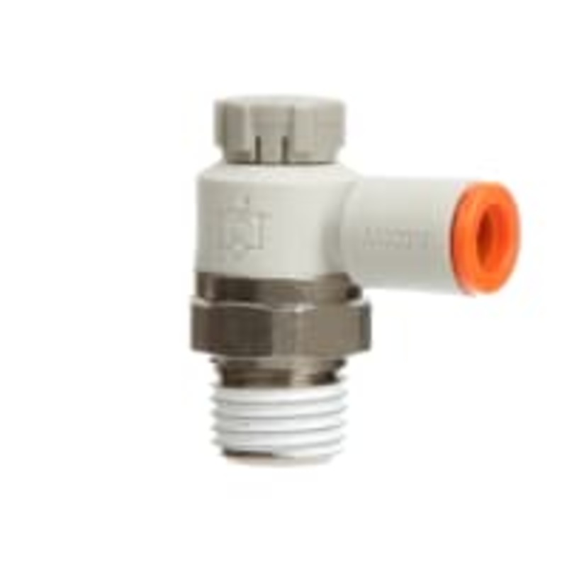 Apresure el regulador, codo, metro-hacia fuera, 1/4  uno-tocan x 1/4  NPT con el sellante