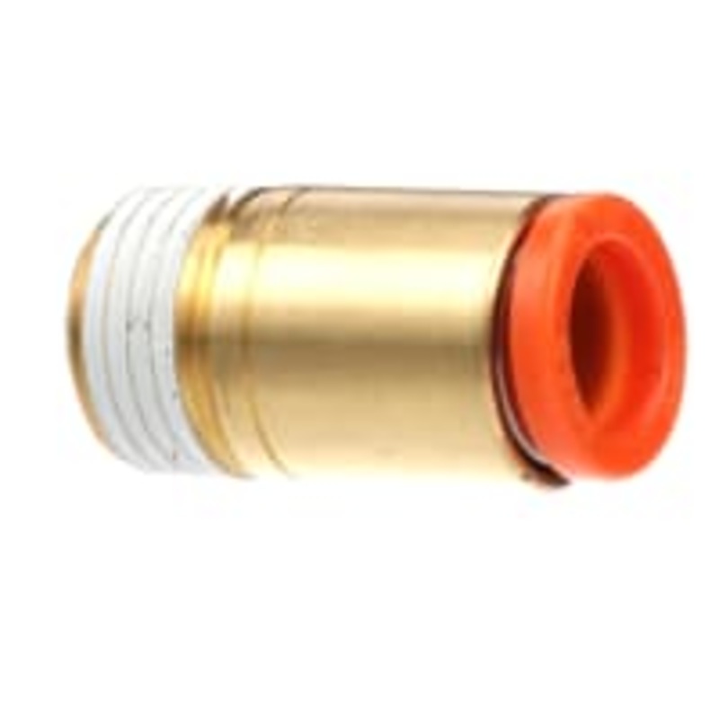 Adaptador recto neumtico del Roscar-a-Tubo, varn de NPT8 1/, empujar hacia adentro 1/4 adentro