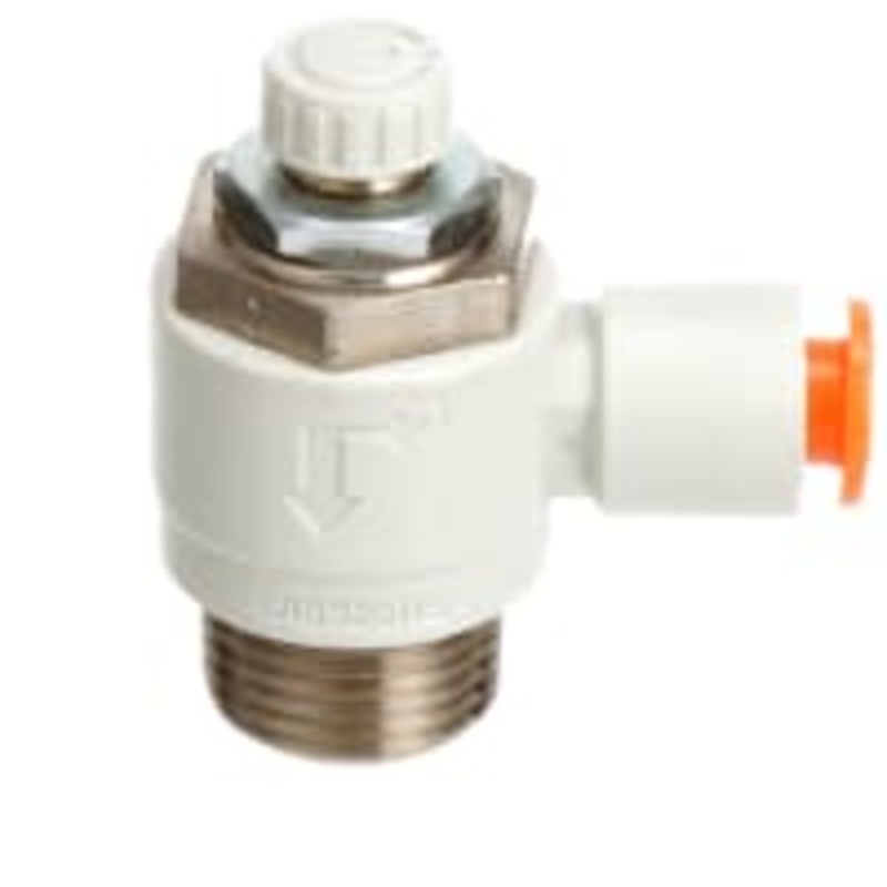 Apresure el regulador, metro hacia fuera, codo, tubo de 3/8 NPT 1/4, aire, PBT, COMO serie