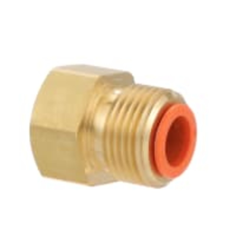 Adaptador recto neumtico del Roscar-a-Tubo, varn de NPT2 1/, empujar hacia adentro 1/2 adentro