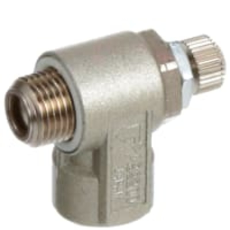 Apresure el regulador, puerto de 1/8 NPT, codo, latn de la aleacin del cinc, aire, COMO serie