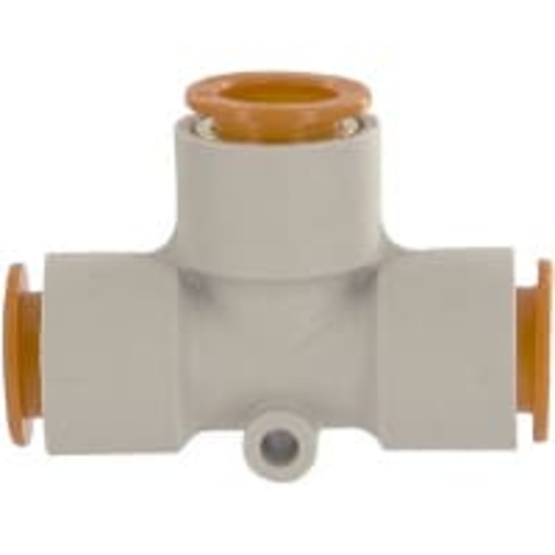 Tee, 1/2 , 29 milmetros x 2.9.6 milmetros (Min.), 21.7 milmetros, 1.0 MPa (Max.), White, – degC 5