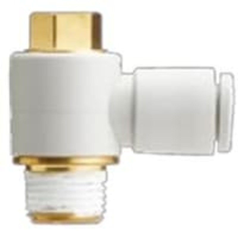 Adaptador neumtico del Roscar-a-Tubo de la te, M5 x 0.8 x 4m m x 4m m