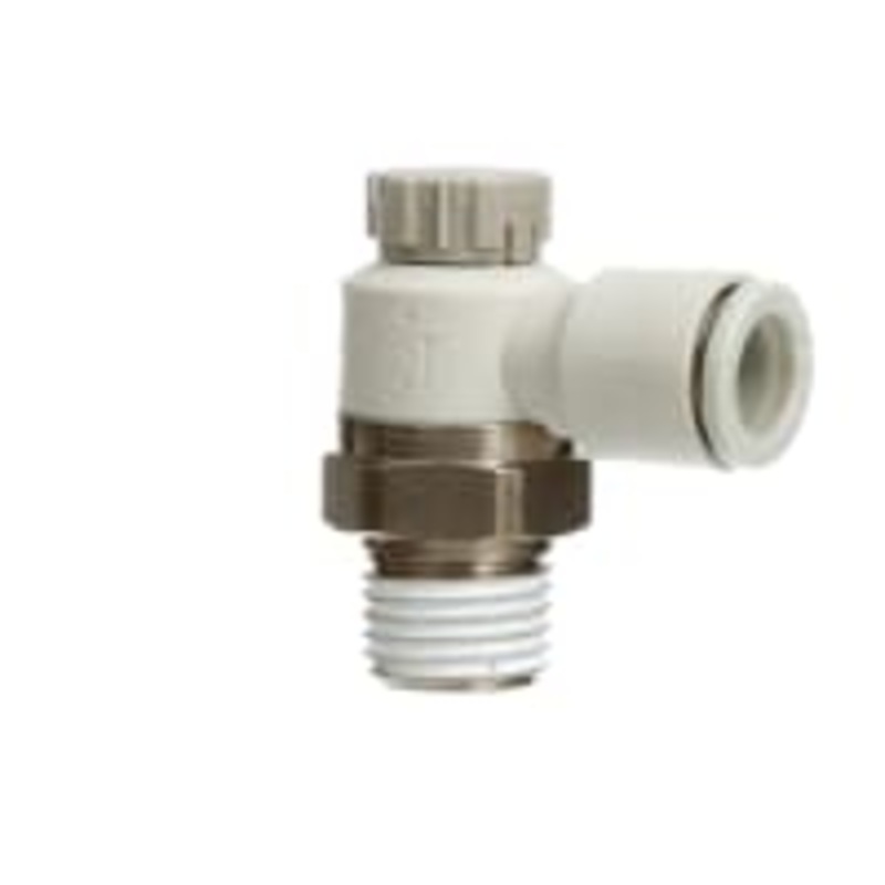 Apresure el regulador, codo, metro-hacia fuera, hilo de rosca de 8mmone-touch x de 1/4 R con el sellante
