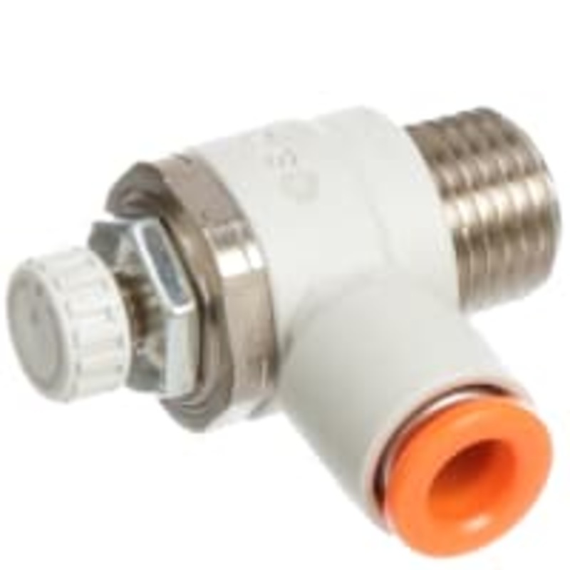 Apresure el regulador, codo, tubo portuario 1/4, un tacto de 1/4 NPT, aire, PBT, COMO serie