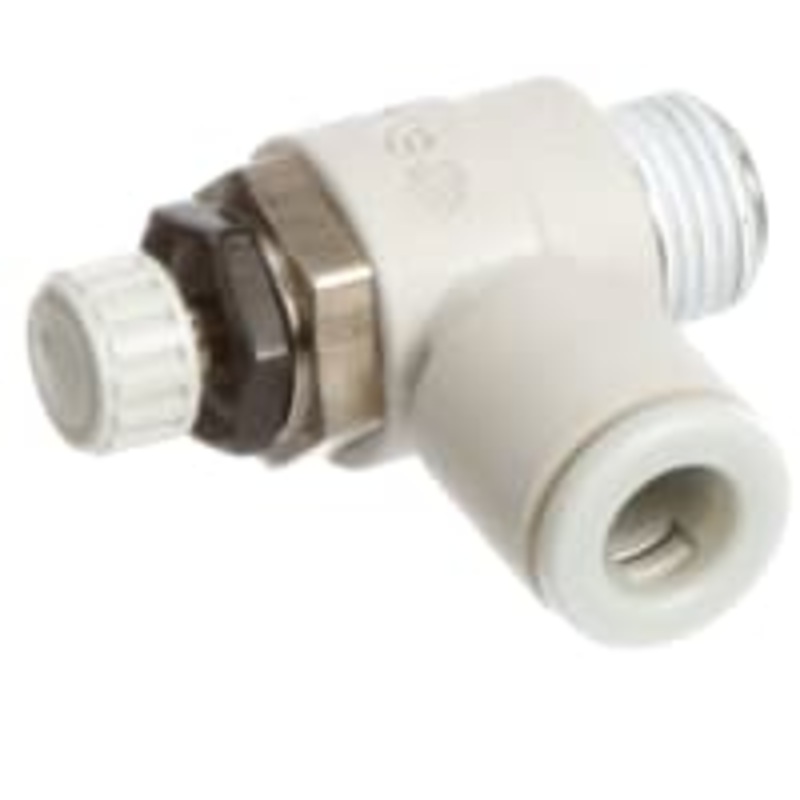 Speed Controller, Elbow, Out Touch, PBT, 1/8 Port, Meter adentro, COMO Series