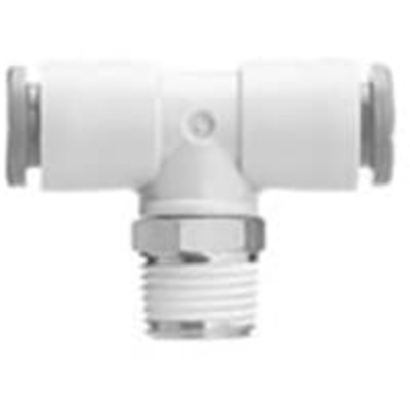 Adaptador neumtico del Roscar-a-Tubo de la te, 1/8 x 4m m x 4m m, 1 MPa, 3 MPa