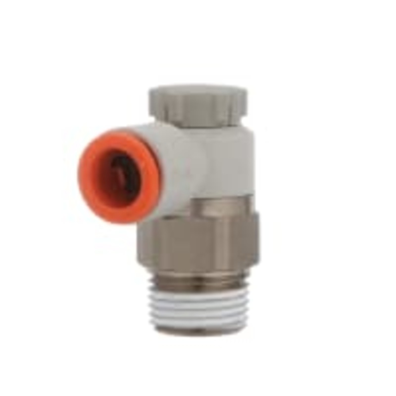 Apresure el regulador, codo, metro-hacia fuera, 3/8 uno-tocan x 3/8 NPT con el sellante