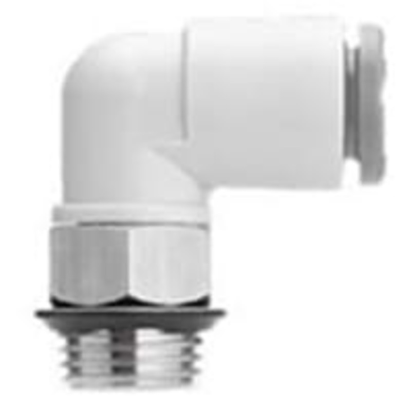 Tubing Fitting, Male Elbow, 3/8-en Tube, 3/8-en UNI Thread Connection