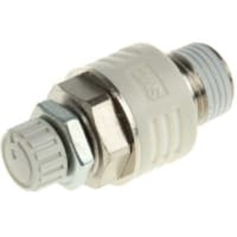 ASN2 silenciador neumtico del latn 1.5Mpa, roscado, varn de R8 1/
