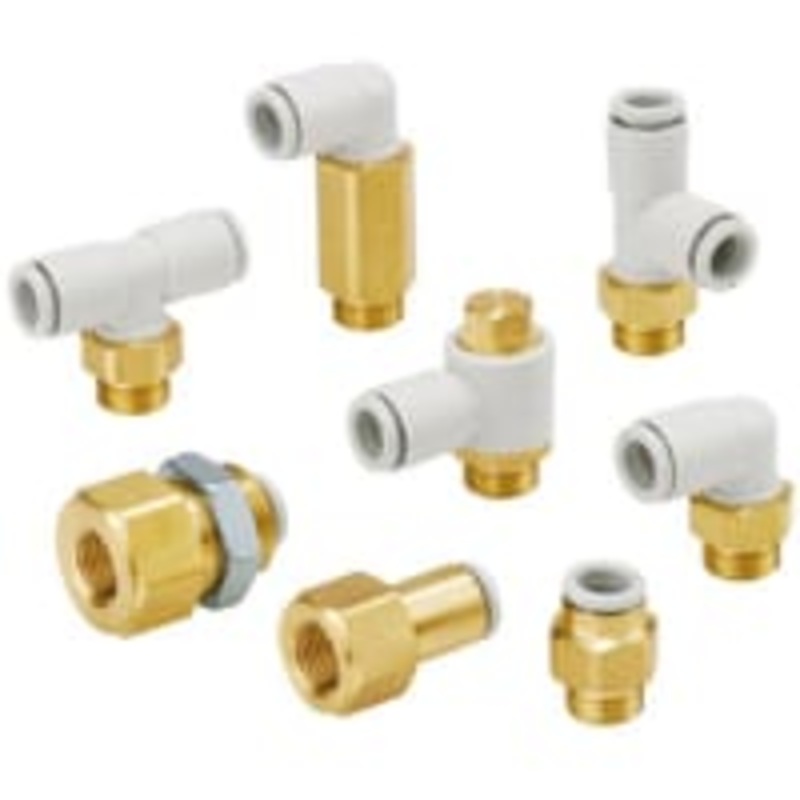 Adaptador neumtico del Roscar-a-Tubo del codo, conexin de tubo del hilo de rosca 10m m del 1/4in