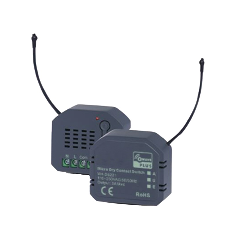 (ZWAVE) Micro modulo On/Off y salida de contacto seco BD553675614