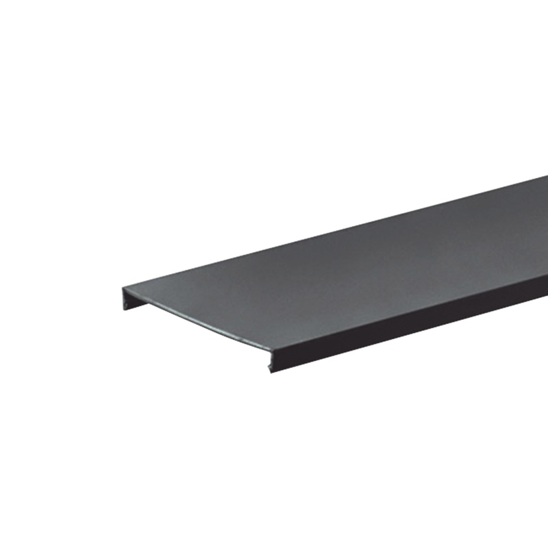 Tapa para Canaleta Ranurada, de 32 mm de Ancho, 1828.8 mm de Largo, Color Negro BD553674066