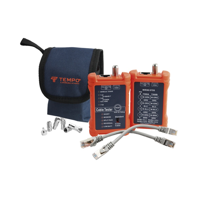 Tester Profesional para mapeo de cables de red/coaxiales BD553674037