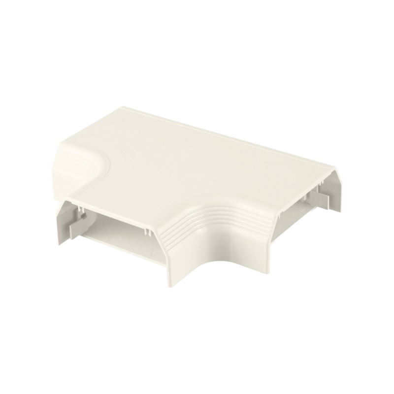 Accesorio en T, para uso con canaleta T70, Material PVC Rgido, Color Blanco BD553673006