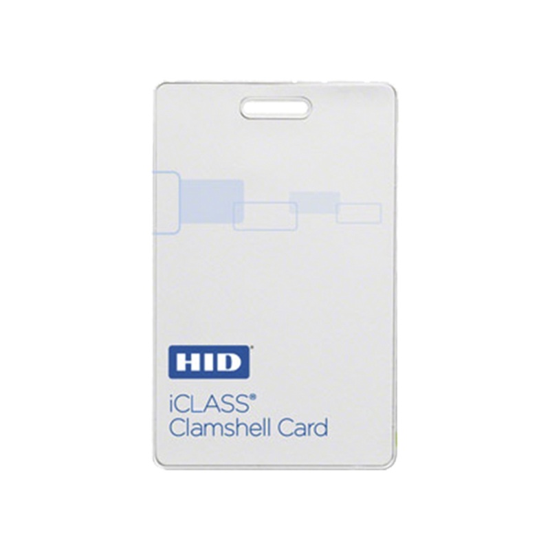 Tarjeta iClass Clamshell (Gruesa) / 2 k memoria / Programada  a 26 bits Aleatoriamente/ Garanta de por Vida BD553670002