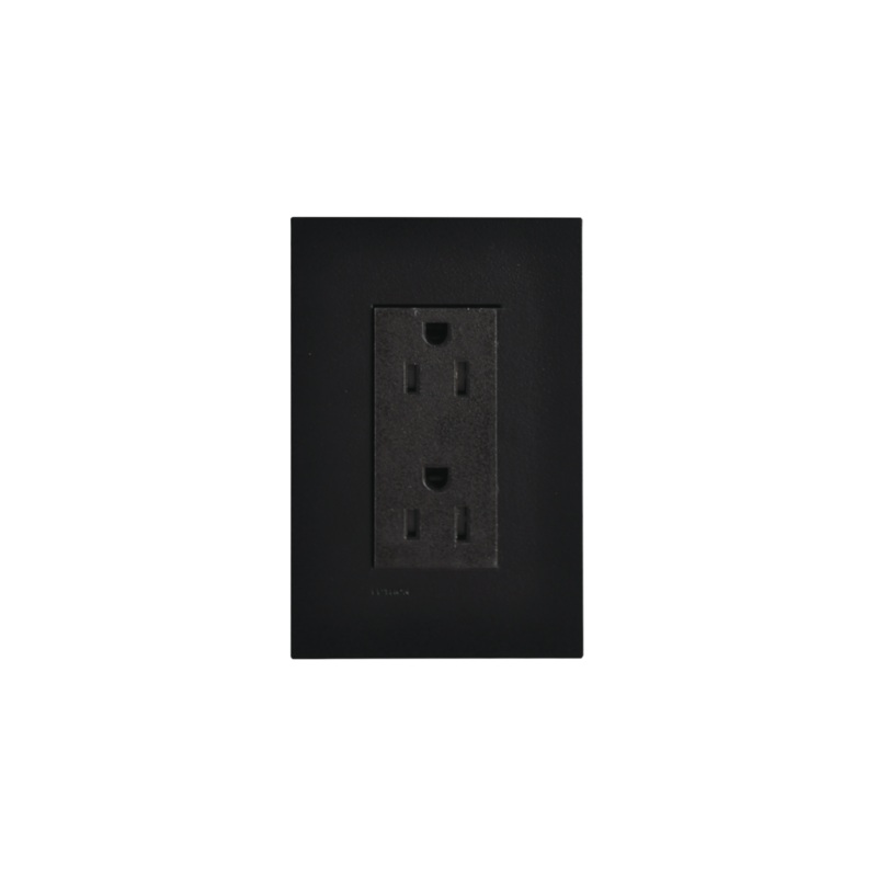 Tomacorriente, receptaculo, color negro, 15A. BD553666853